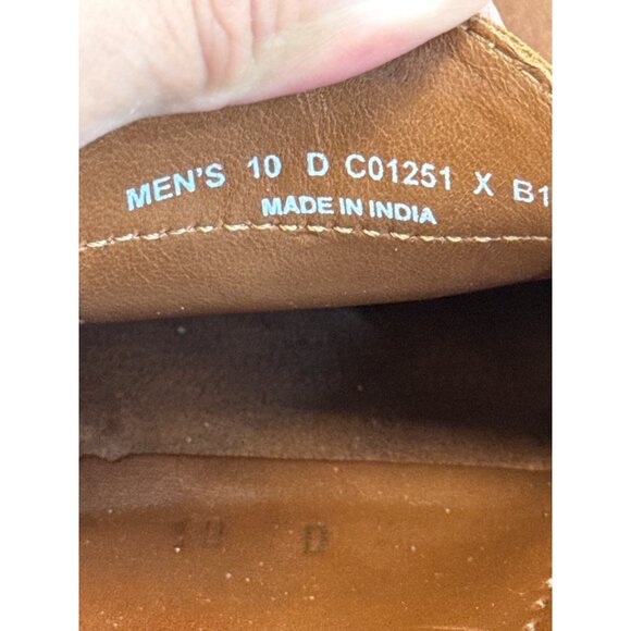 Cole Haan Mens Brown Leather Slip-On Loafers Size 10D SKU 8215 - Picture 10 of 11